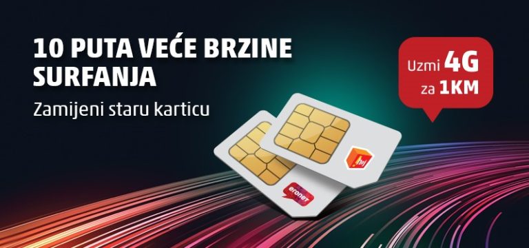Zamijenite svoju SIM karticu i surfajte i do 10 puta većom brzinom