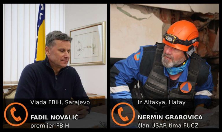 Grabovica: Ekipe FUCZ-a u Turskoj imaju sve neophodno