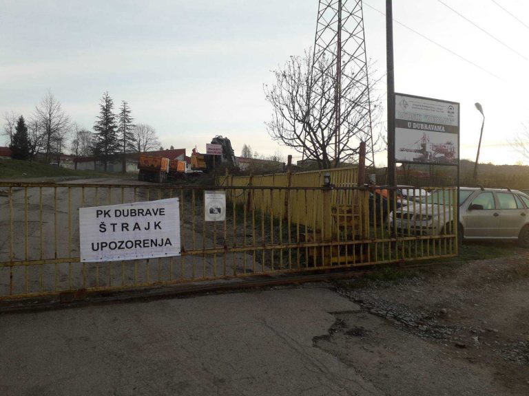 U znak podrške komoratima iz Zenice: Rudari “Kreke” stupili u jednosatni štrajk upozorenja