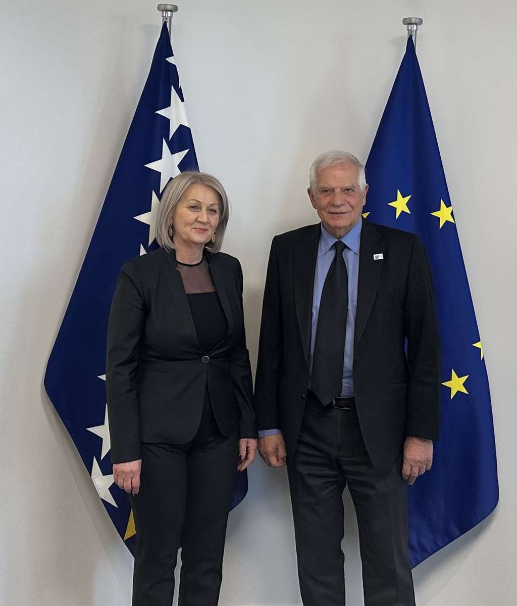 Krišto s visokim predstavnikom EU Borellom o euroatlantskom putu BiH