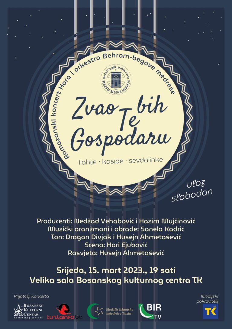 Ramazanski koncert u Bosanskom kulturnom centru u Tuzli