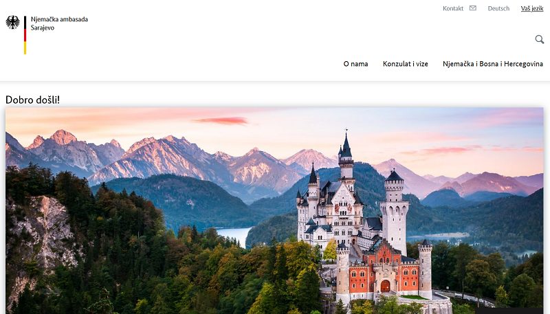 Saopštenje Njemačke ambasade o slobodi izražavanja i slobodi medija