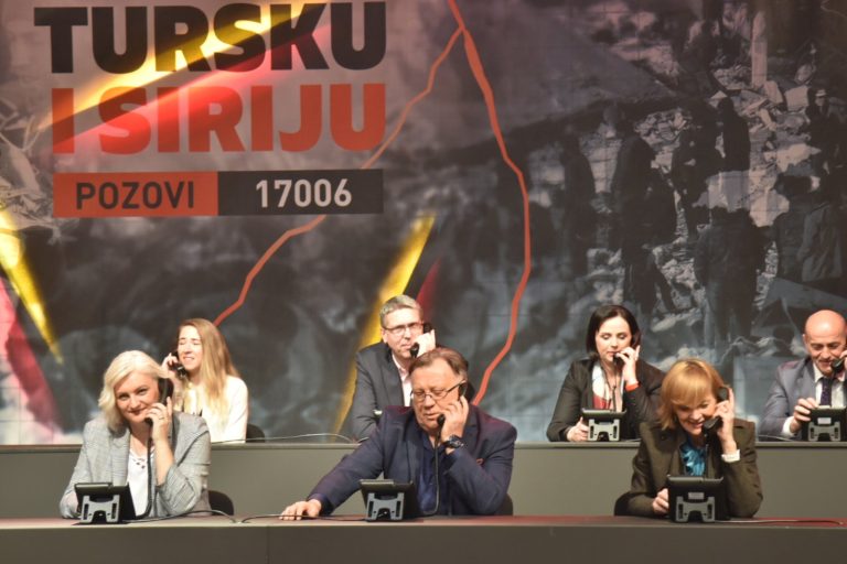 U emisiji Teleton prikupljeno više od 300 hiljada KM za stanovništvo Turske i Sirije