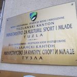Tabla Ministarstva za kulturu, sport i mlade TK
