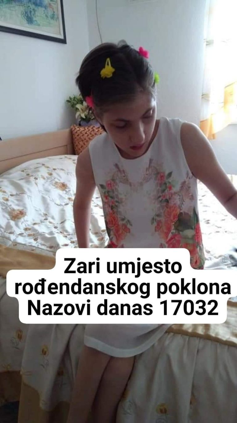 Zara Sivčević danas slavi rođendan: Umjesto poklona nazovi 17032!
