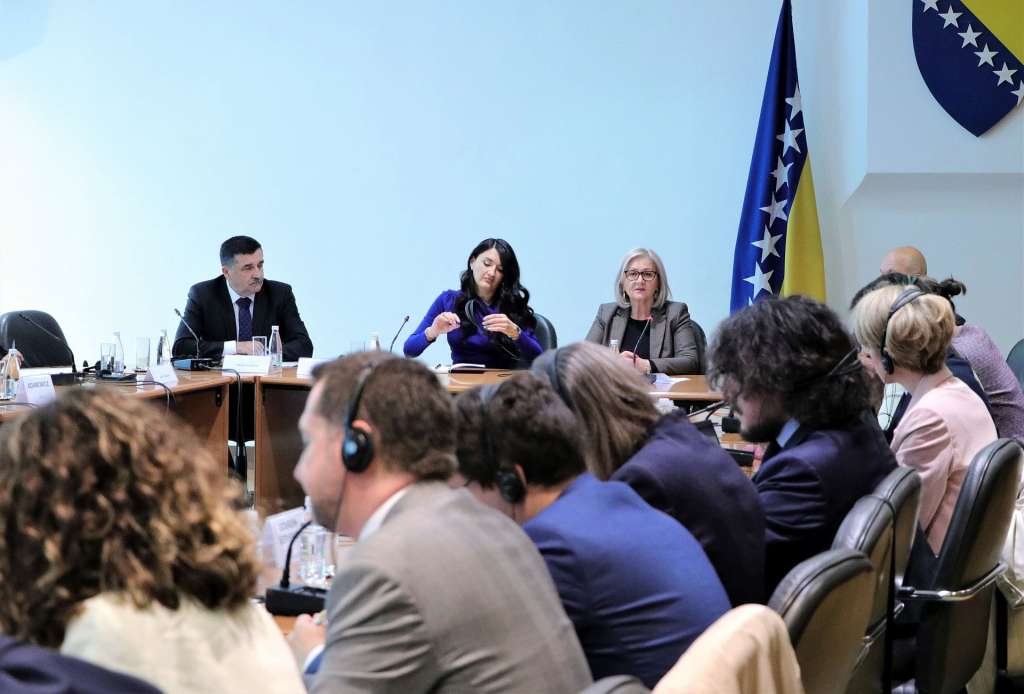 Krišto razgovarala s izaslanstvom COWEB-a o evropskim integracijama BiH