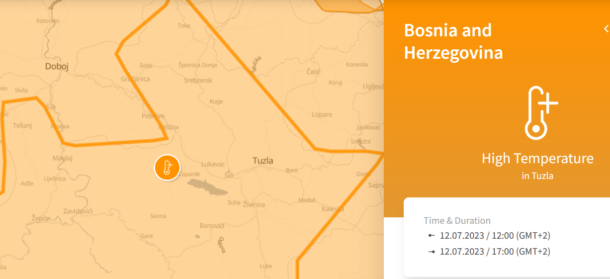 Narandzasto upozorenje