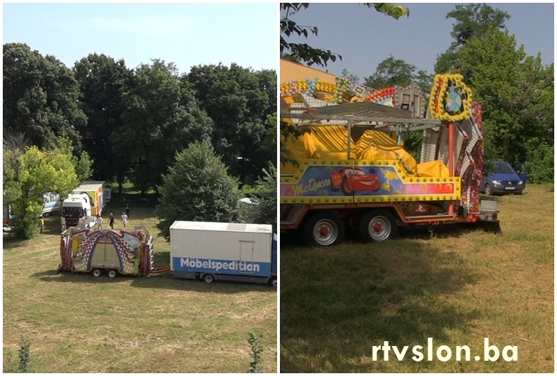 U Tuzlu stigao Lunapark, uskoro počinje sa radom