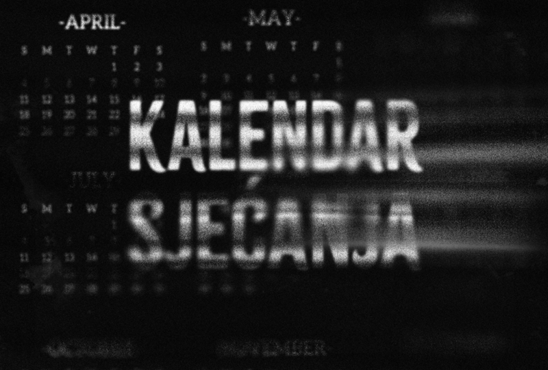 Kalendar sjecanja Kalendar sjećanja MC Srebrenica