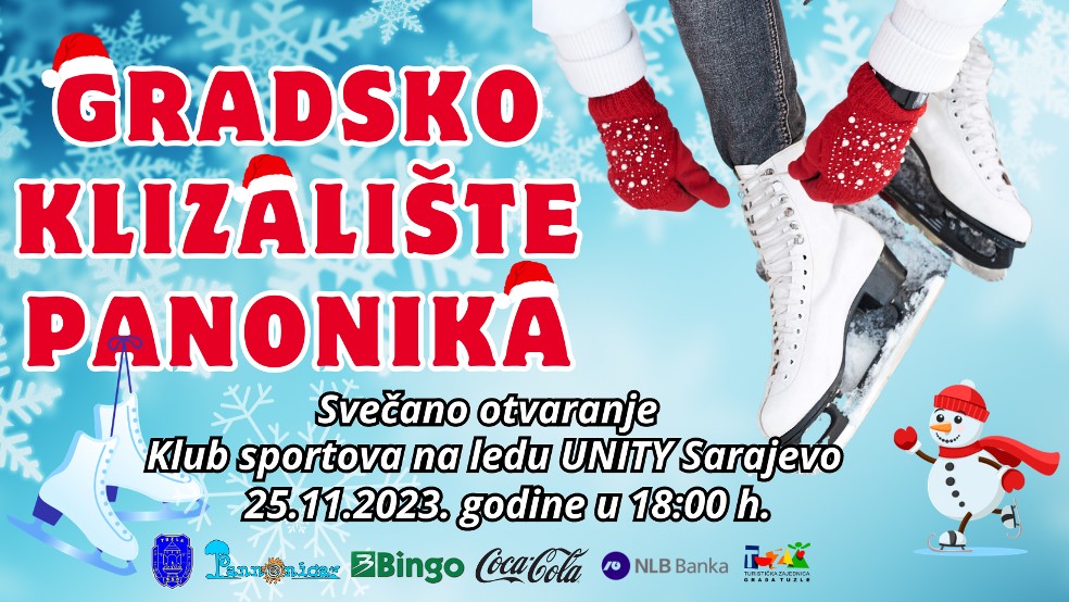 Najava 17. sezone klizanja u Tuzli na Panonskim jezerima