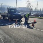 Postavljanje ležećeg policajca u Tuzli