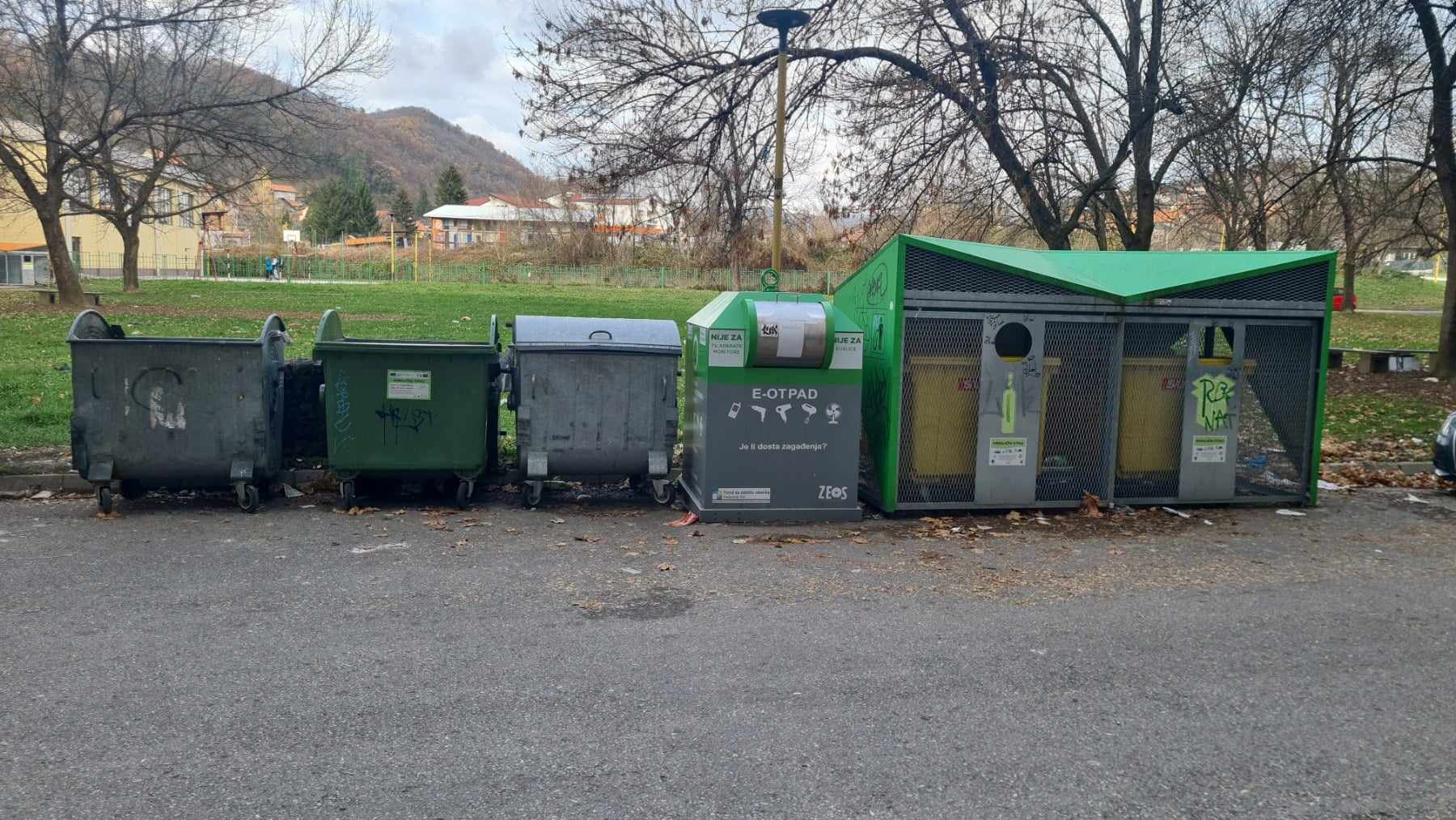 smeće otpad kontejner reciklaza