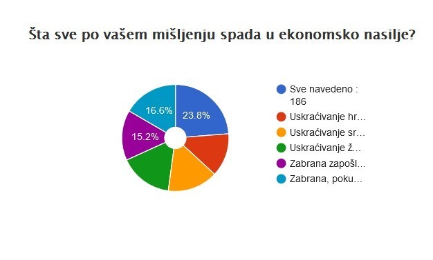 rodno zasnovano i ekonomsko nasilje istraživanje RTV Slon