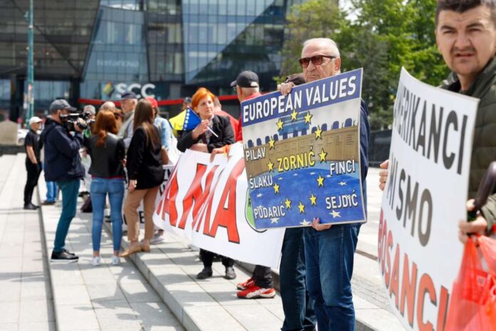 protesti ReSTART u vezi izmjena Izbornog zakona BiH