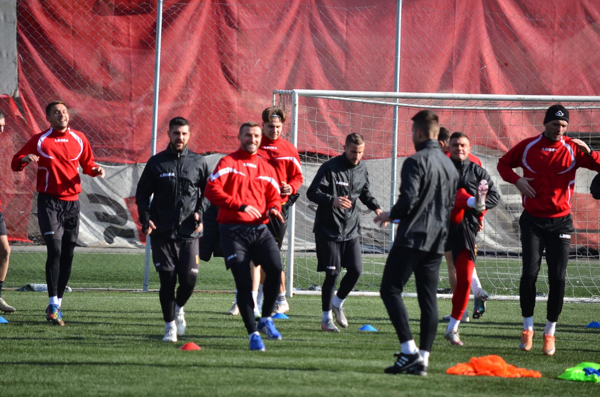 fk sloboda trening Fudbaleri Slobode na treningu