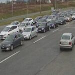 Duge kolone vozila na izlazu iz BiH - Granični prelaz Izačić
