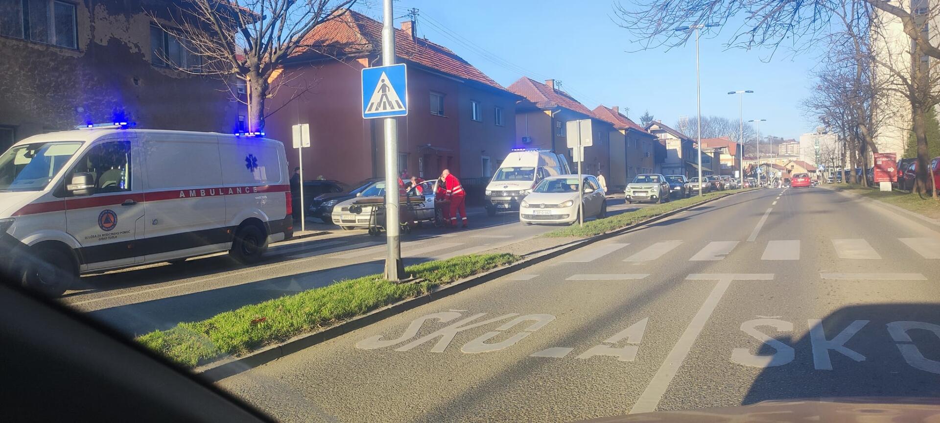 Saobraćajna nezgoda Saobraćajna nezgoda u Tuzli, otežano saobraćanje