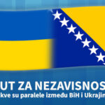 Fogorafija BiH i Ukrajinske zastave