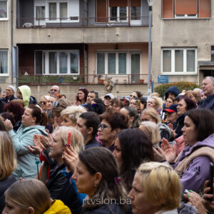 Protestno okupljanje građana povodom ubijene Amre Kahrimanović 