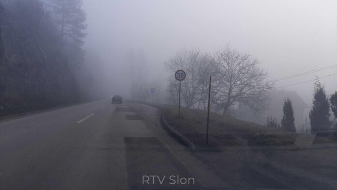 Magla - Smanjena vidljivost na putnim pravcima