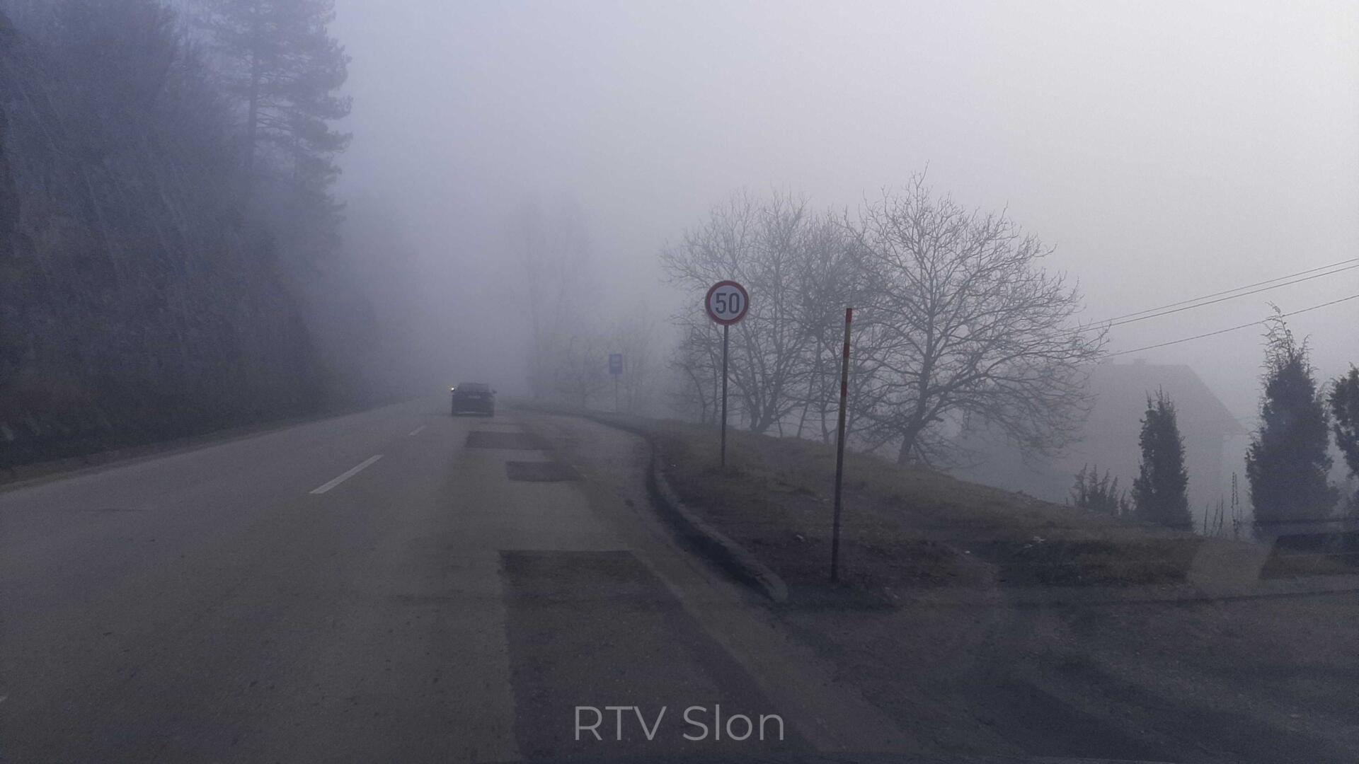 Magla - Smanjena vidljivost na putnim pravcima