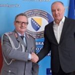 Ministar odbrane BiH Zukan Helez i vojni ataše Njemačke u BiH Franz Josef Nolt