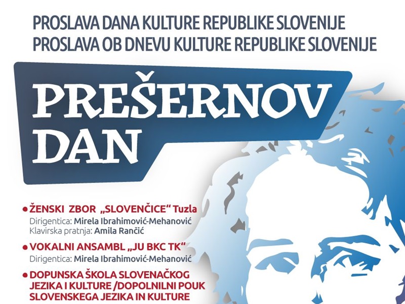 presernov dan 2024 - plakat 1 Prešernov dan 2024 u Tuzli
