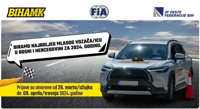 Bosanskohercegovački auto-moto klub (BIHAMK) po treći put organizuje državno takmičenje „Najbolji mladi vozač“ u Bosni i Hercegovini.