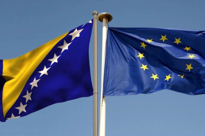 BiH, Evropska unija zastave