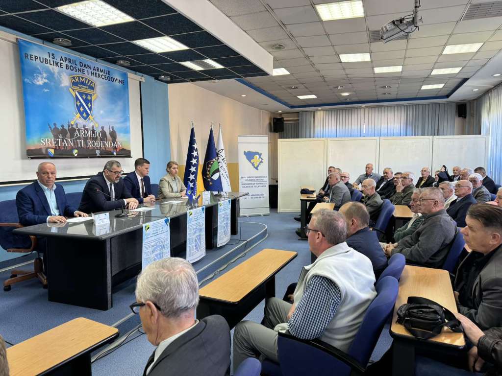 Dan Armije RBiH Prijem premijera TK i predsjedavajućeg Skupštine TK