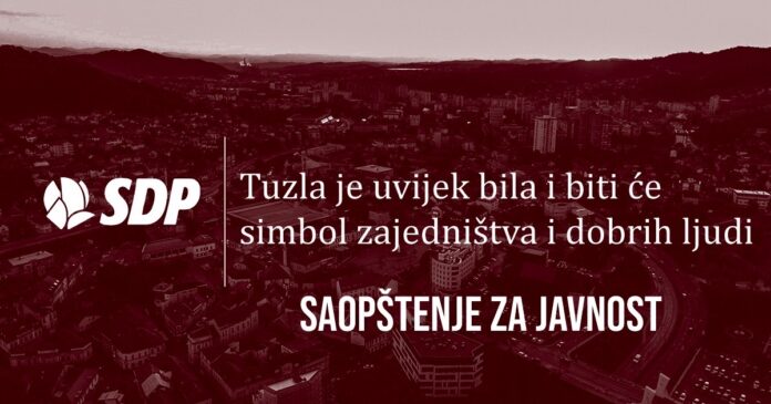 SDP Tuzla saopštenje za javnost