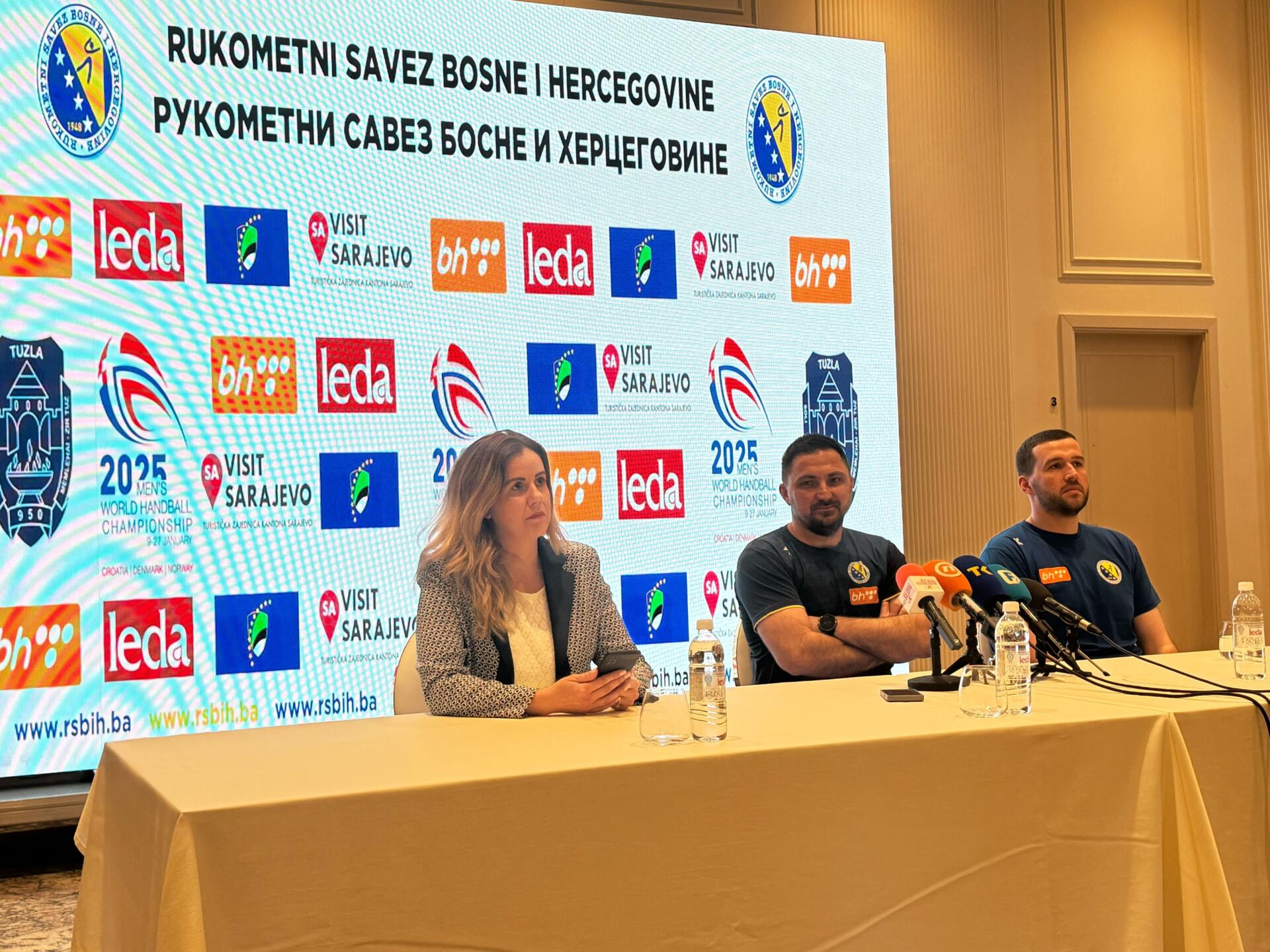 Press konferencija rukometne reprezentacije BiH