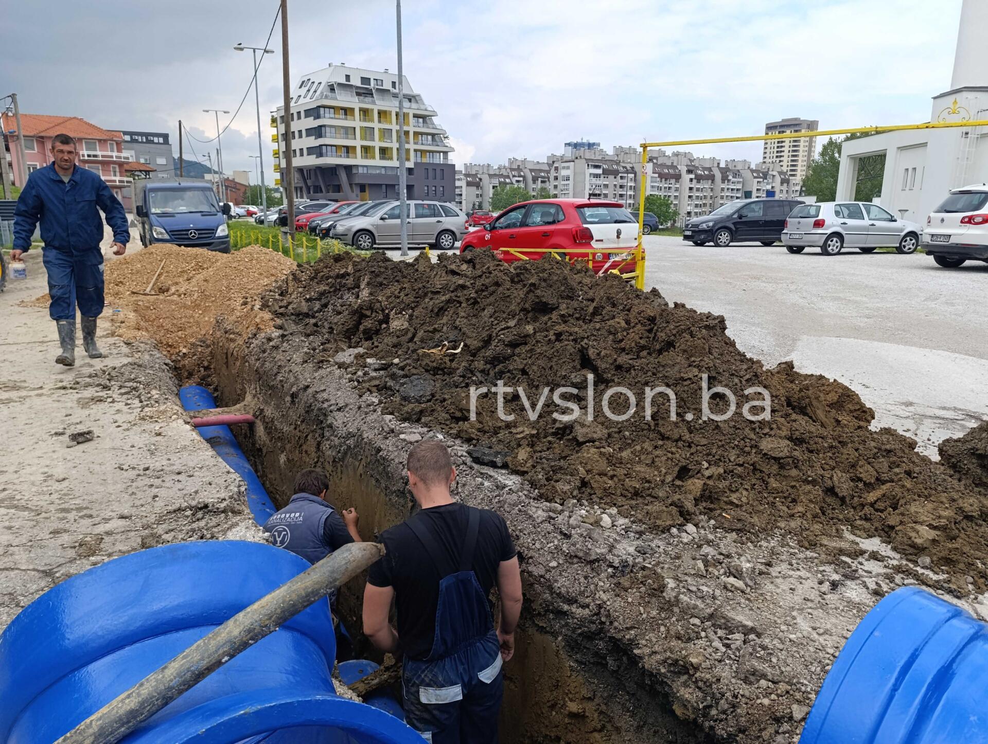 Radovi na vodovodnoj mreži u Tuzli, Tuzla servis