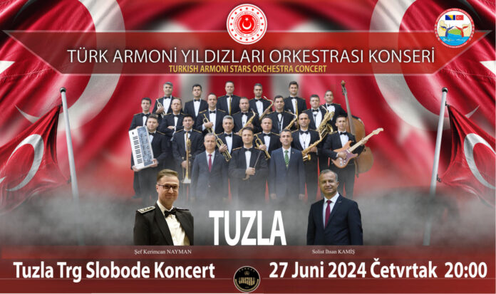 Turski orkestri održat će dva koncerta na Trgu slobode u Tuzli