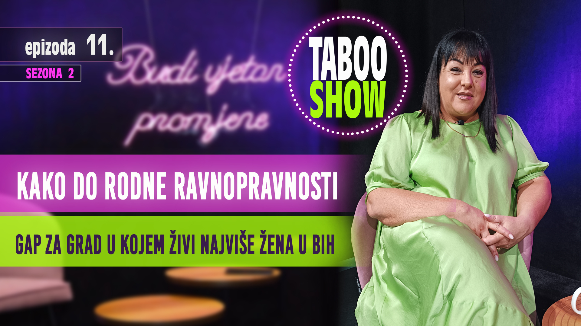 Naslovna fotografija za 11. epizodu podcasta Taboo Show RTV Slon Tuzla