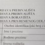 Šta je potrebno za prijavu prebivališta?