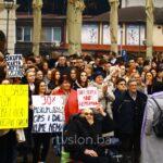 Protesti studenata u Tuzli