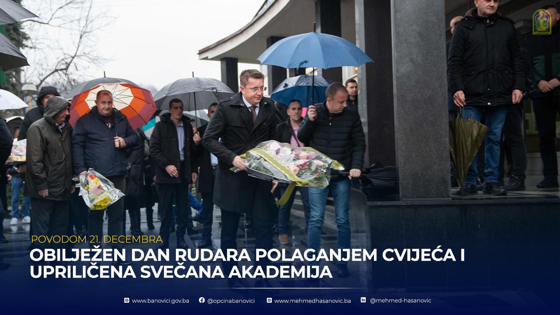 Obiljezen dan rudara