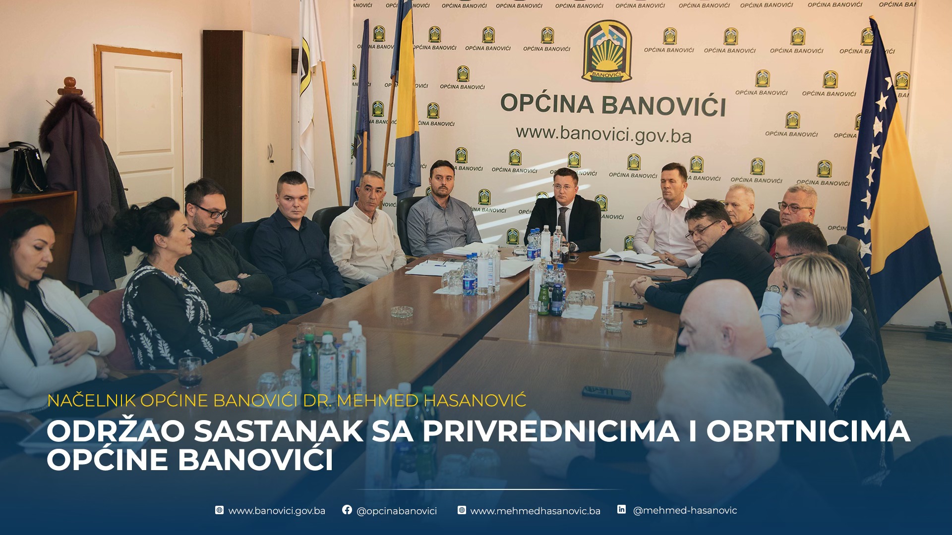 Sastanak sa privrednicima i obrtnicima