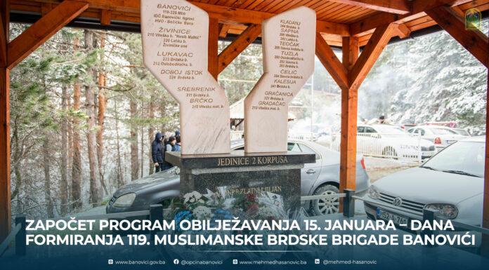 Trideset druga godišnjica formiranja 119. Muslimanske brdske brigade Banovići Trideset druga godišnjica formiranja 119. Muslimanske brdske brigade Banovići obilježena nizom aktivnosti
