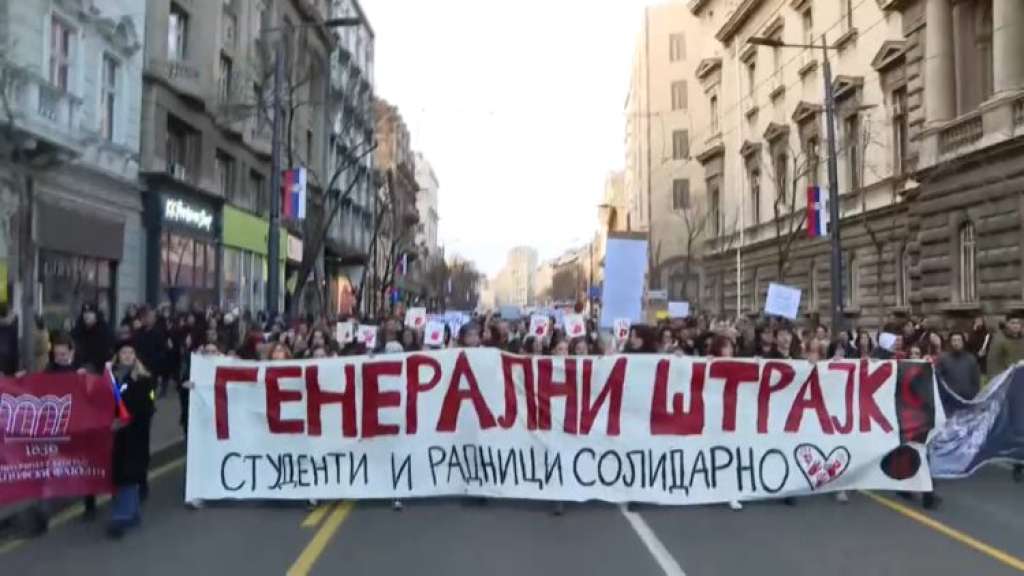 generalni strajk srbija