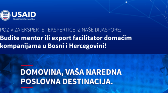 USAID Diaspora Invest poziva stručnjake – Prilika za podršku malim i srednjim preduzećima