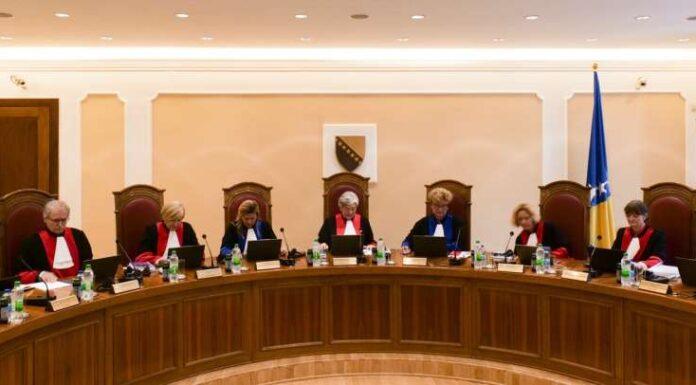 Ustavni sud BiH na plenarnoj sjednici razmatra zahtjeve za ocjenu ustavnosti i apelacije