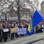 Protest penzionera u Tuzli 22 02 2025