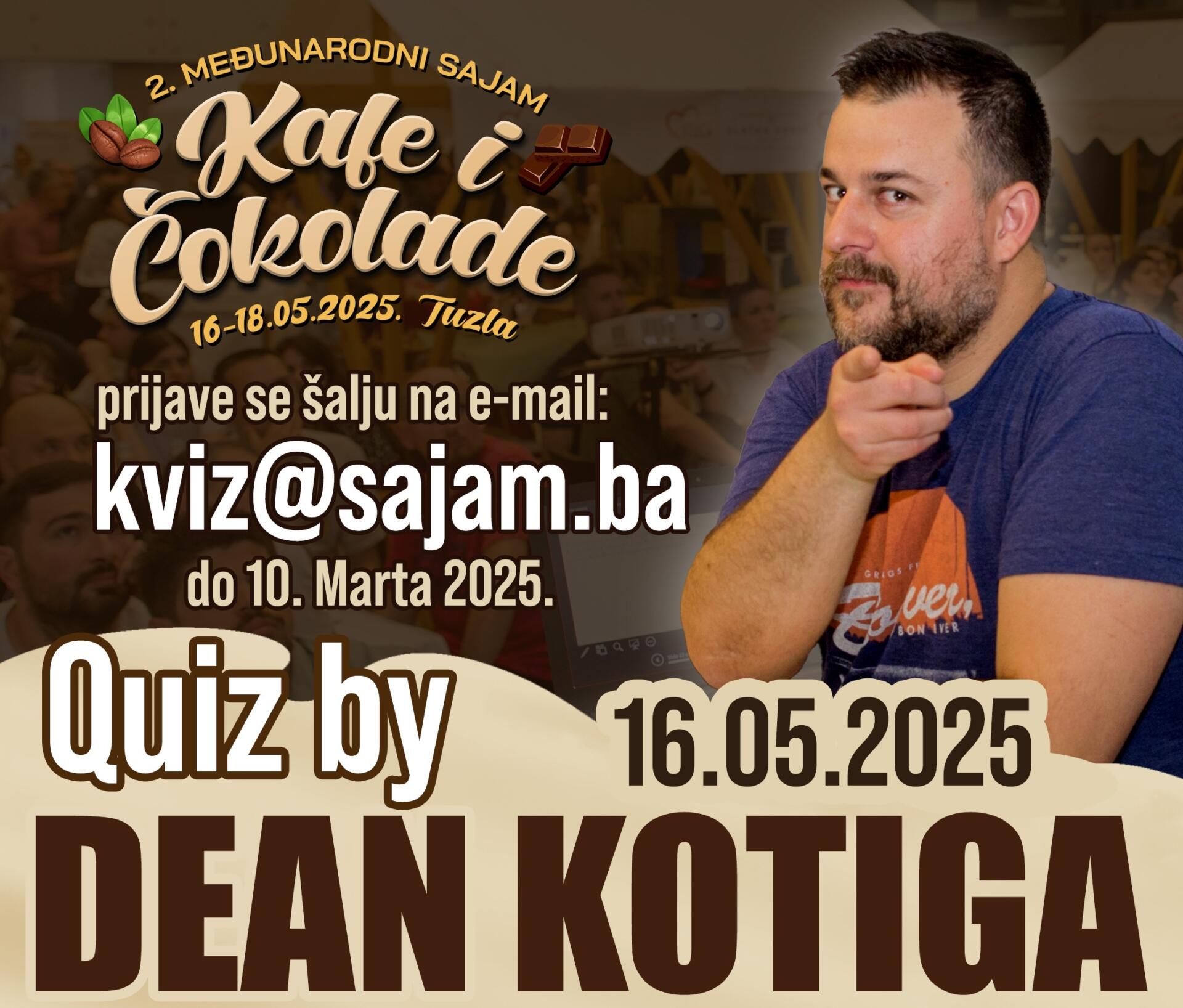 DEAN KOTIGA2025 Lovac hrvatske Potjere, Dean Kotiga po drugi put stiže u Tuzlu
