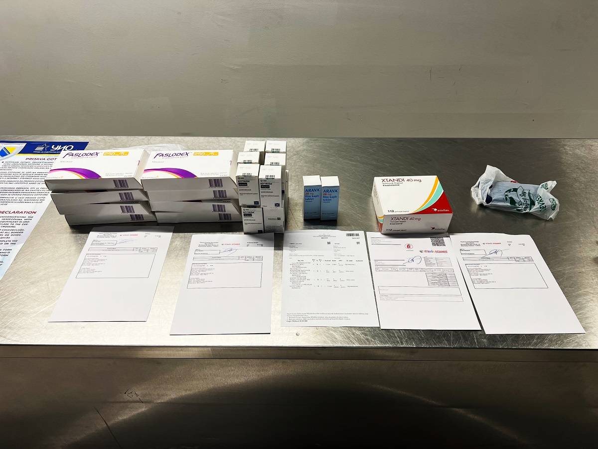 Oduzeti lijekovi Oduzeti lijekovi na Međunarodnom aerodromu Sarajevo