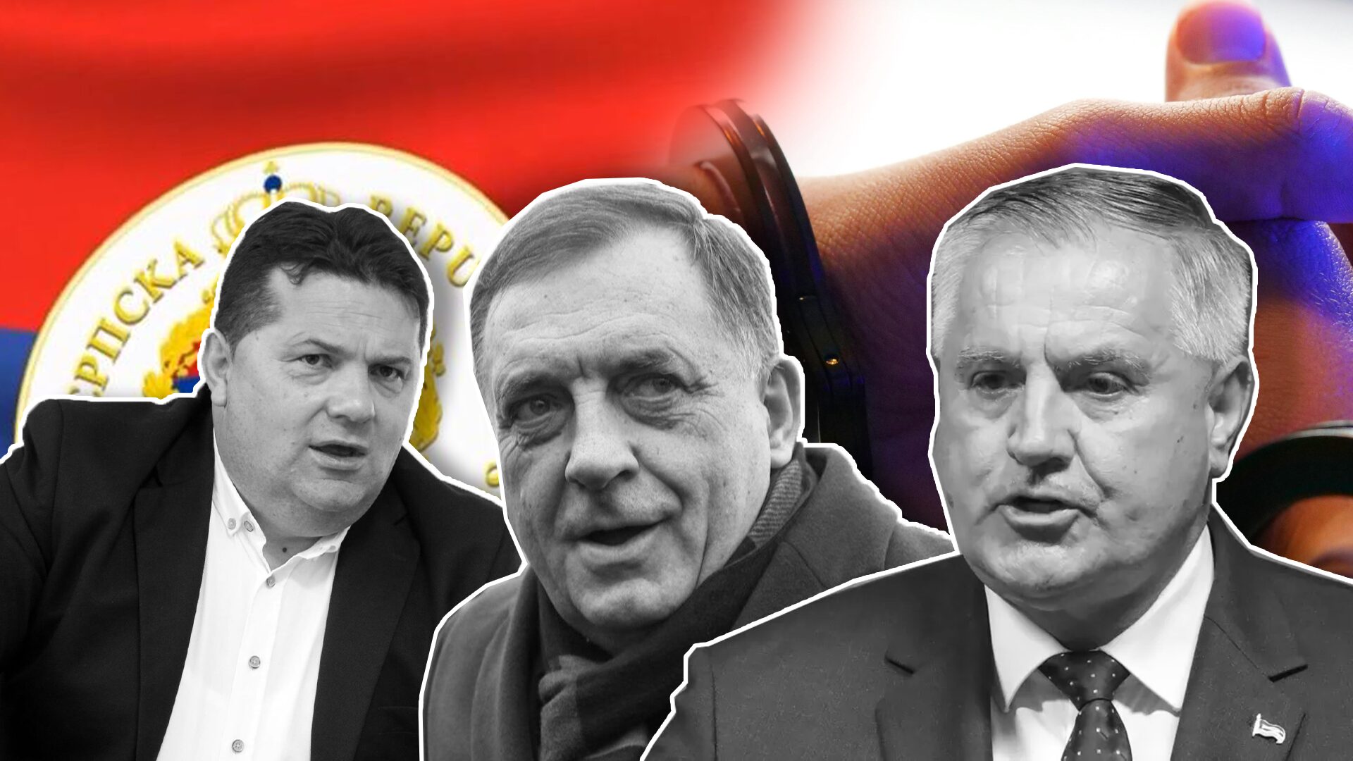 Dodik, Viskovic, Stevandić Dodik, Viskovic, Stevandić, privođenje centralna potjernica