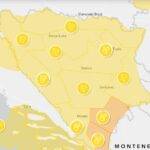 meteoalarm BiH - jak vjetar