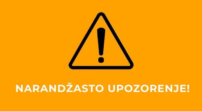 Izdato narandžasto upozorenje, očekuju se jaki udari vjetra Narandžasto upozorenje, meteoalarm