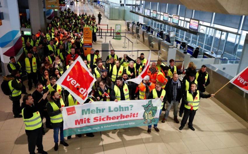 Štrajk, aerodrom, Njemačka Štrajk, aerodrom, Njemačka